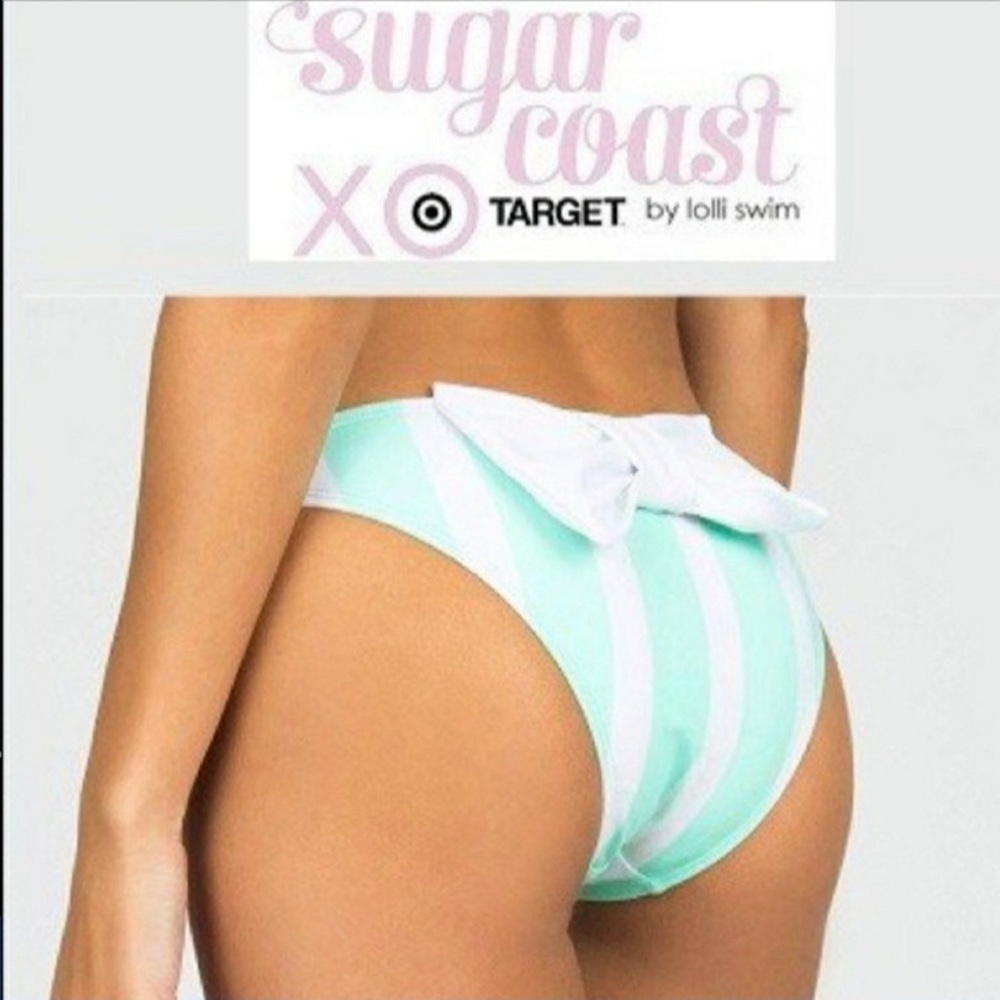 Sugar Coast by Lolli Mint bikini striped bottom